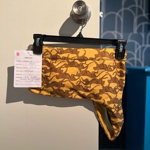 Carbon 38 One Shoulder Running Cheetah Sports Bra